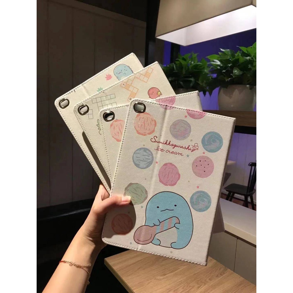 Dễ Thương Bao Da Máy Tính Bảng Họa Tiết Đáng Yêu Cho Ipad10.2 2018 Air2 Mini1 / 2 / 3 / 4 / 5 Air1 Apple Ipad23 9.7 2019 Ốp