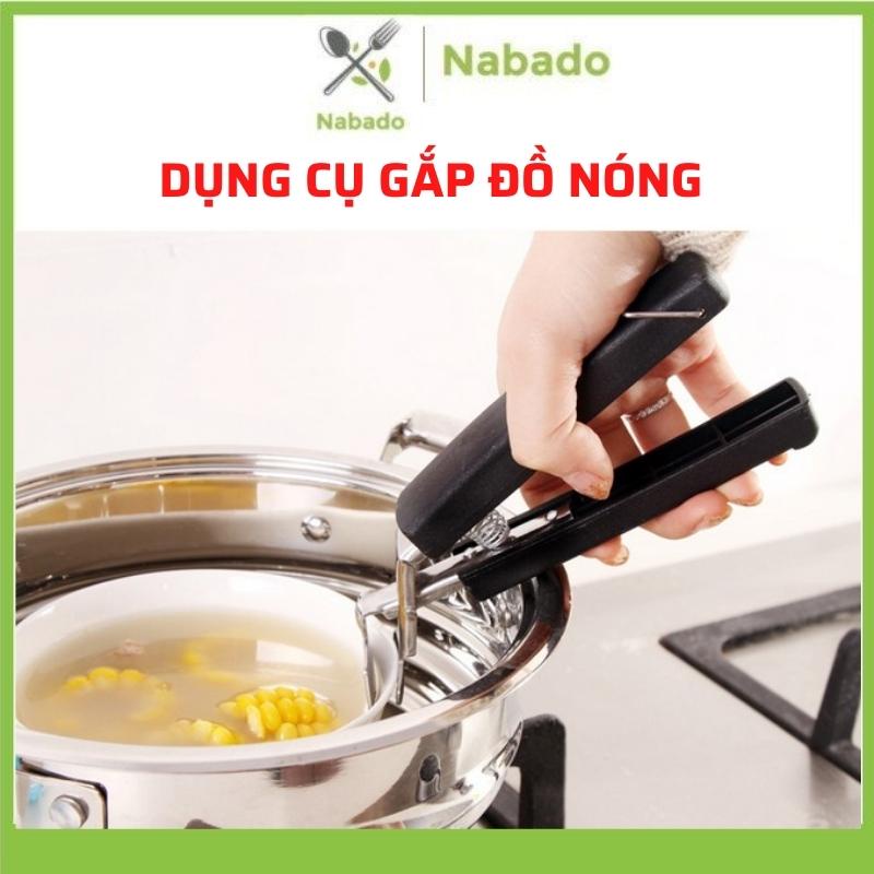 Kẹp gắp đồ nóng chuyên dụng Dụng cụ gắp có lò xo cầm tay chắc chắn