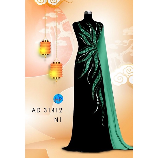 Vải áo dài đen