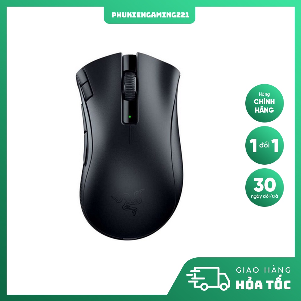 Chuột Máy Tính Không Dây - Razer Deathadder V2 X Hyperspeed (Bluetooth/Wireless) - Hàng Chính Hãng FPT