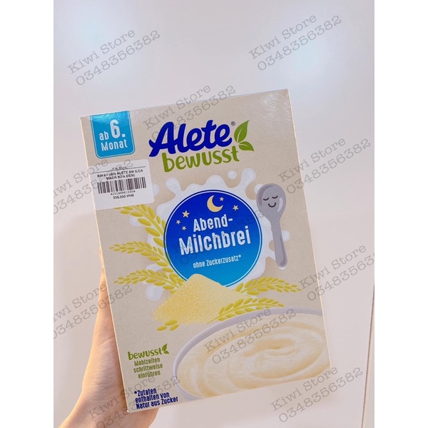 Bột ăn dặm Alete nội địa Đức hàng air 400g