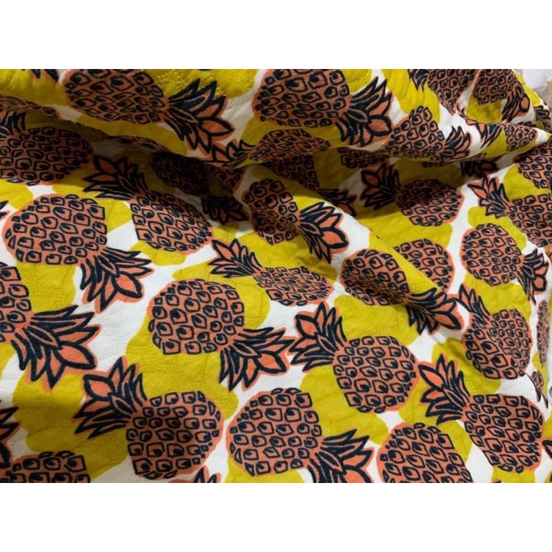 Vải nỉ trần bông cotton (Khổ 1m7) | 5 Mẫu Hoạ Tiết