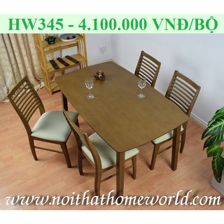 Bộ bàn ăn 4 ghế Chonoithat HW345