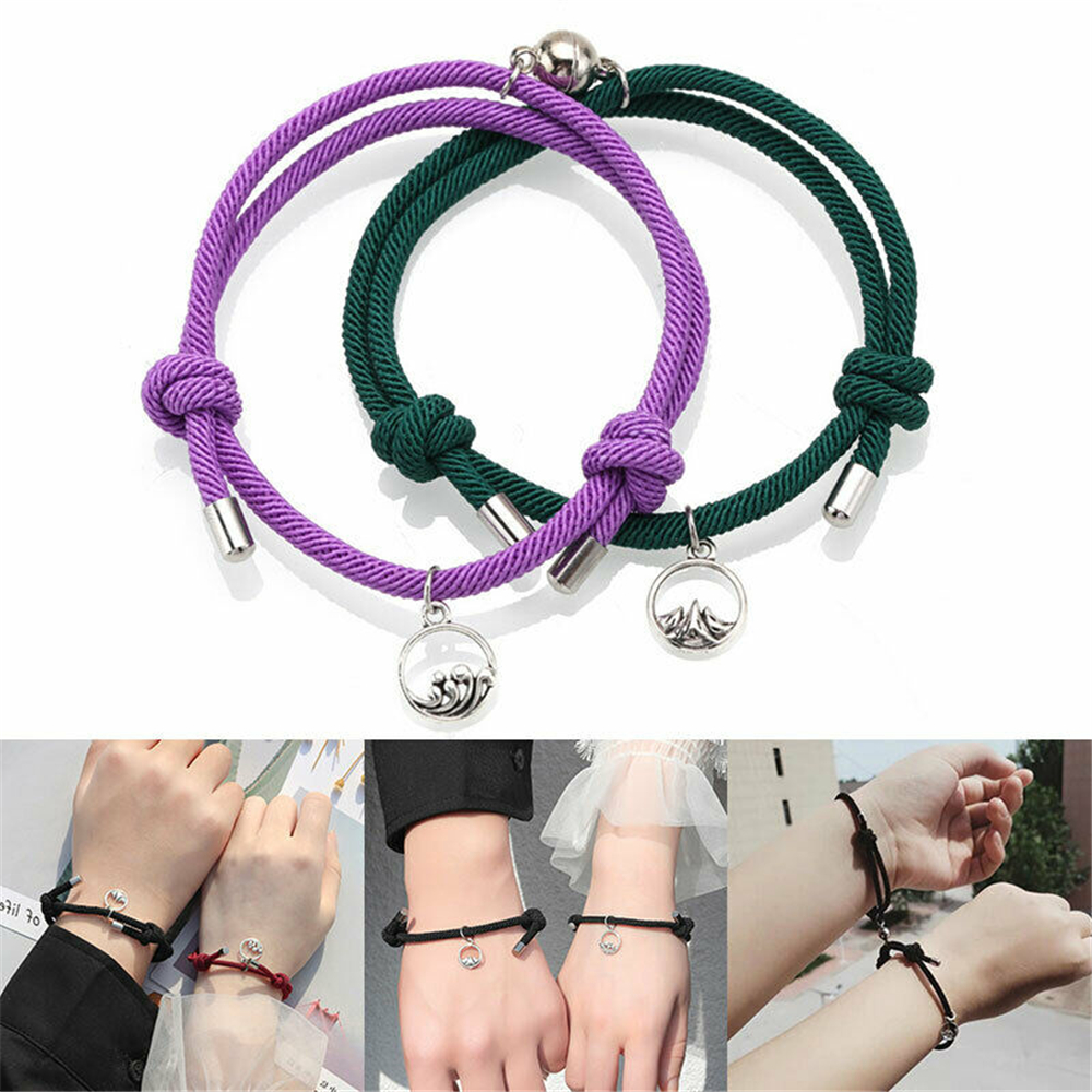 CHARMS Set 2 Vòng Tay Tình Bạn Thời Trang