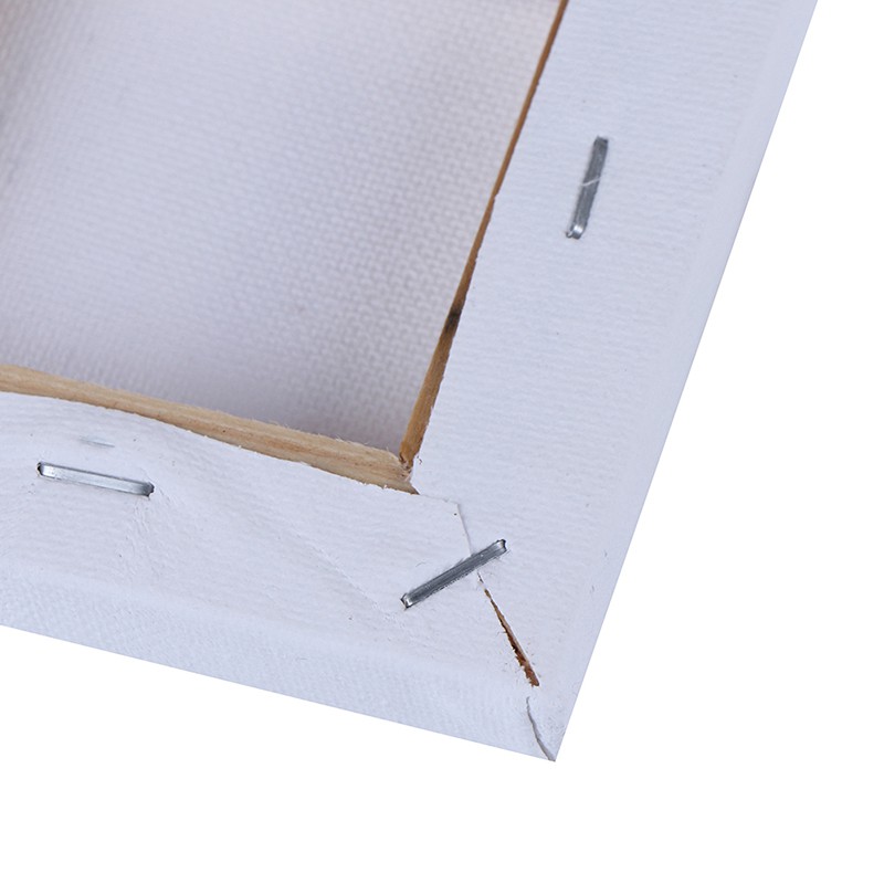 Tranh Sơn Dầu Thủ Công Mini Màu Trắng