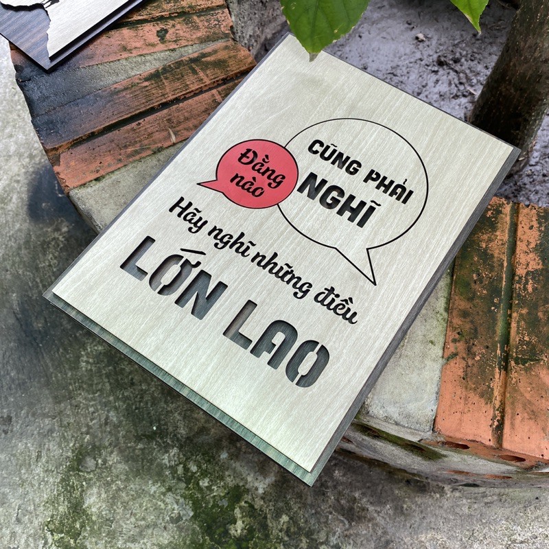 Tranh Slogan Tạo Động Lực LEVU069 động viên tinh thần khởi nghiệp