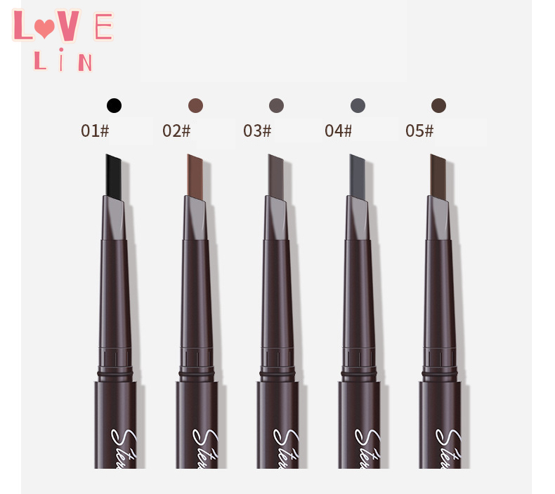 Chì kẻ mày thiết kế 2 đầu dạng vặn chống nước lâu trôi độc đáo