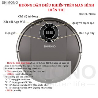 ROBOT HÚT BỤI SHIMONO ZK-808