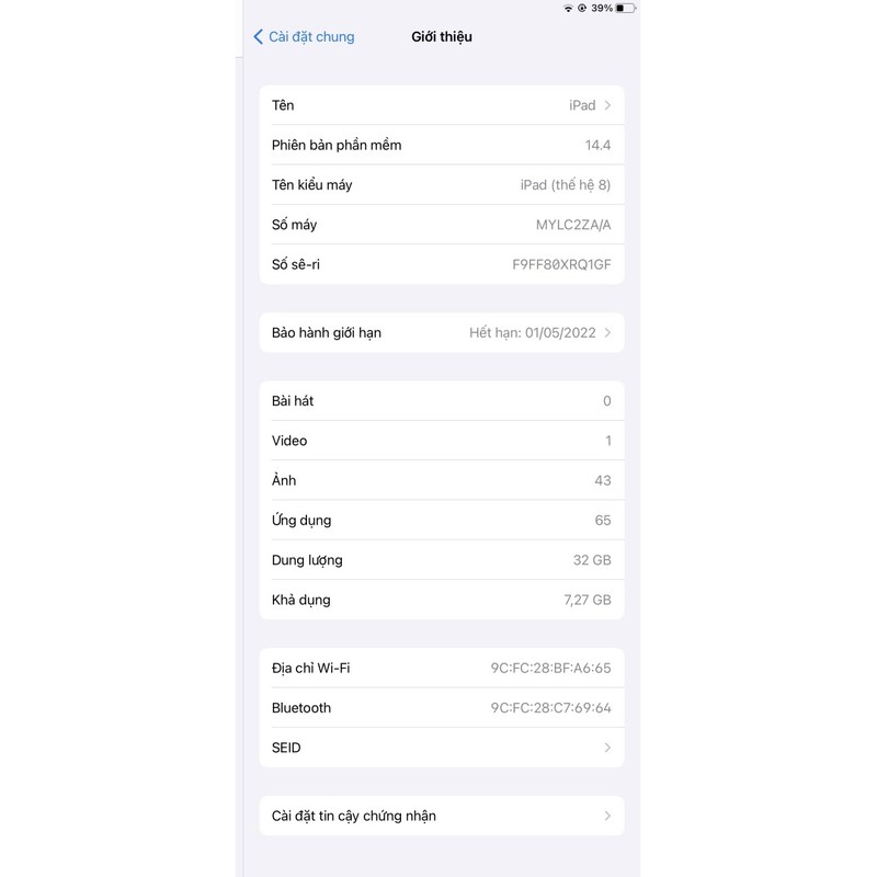 ipad gen 8 2020 99% mình mua máy mới đập hộp ngày 2-5-2020 | BigBuy360 - bigbuy360.vn