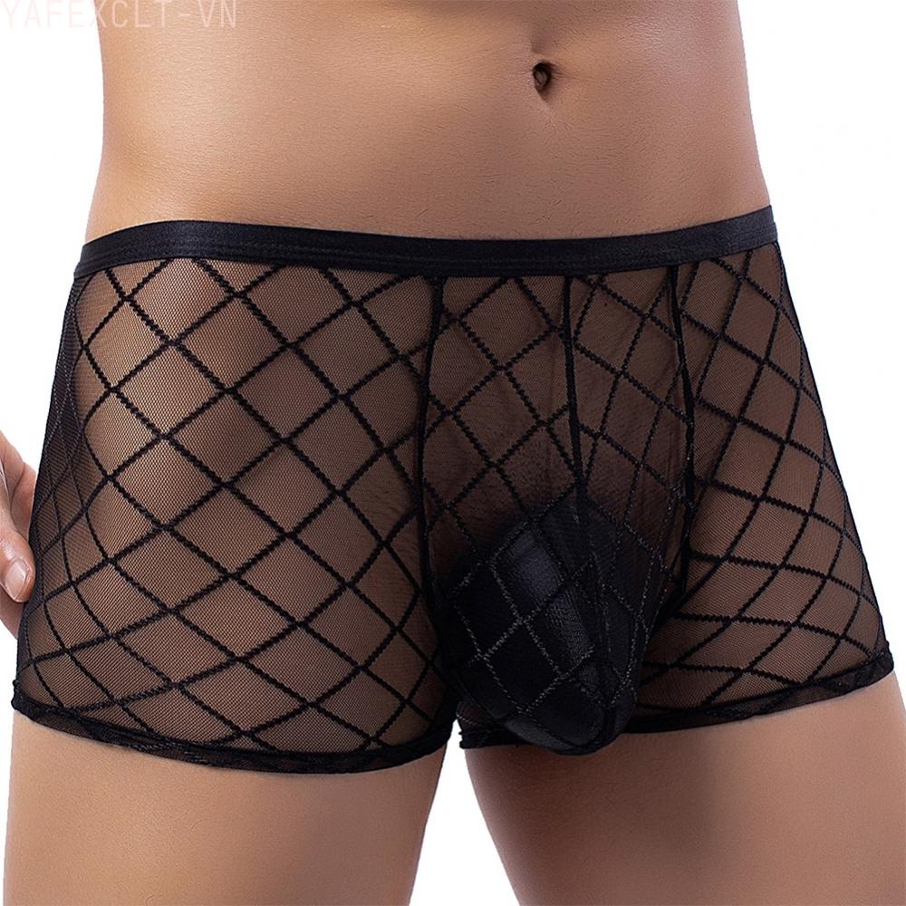 Quần Lót Boxer Xuyên Thấu Gợi Cảm Cho Nam
