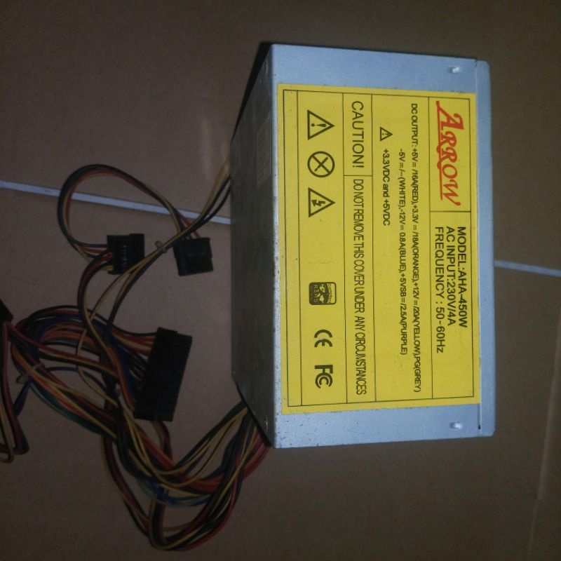 Nguồn ATX Arrow AHA 450W (Đã sử dụng)
