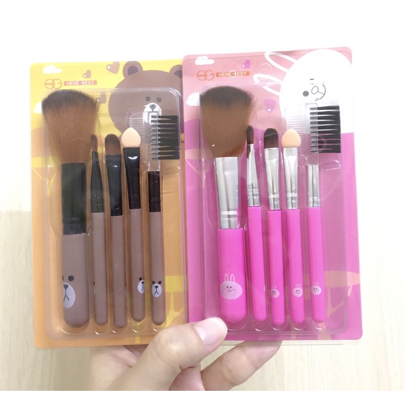 Set Cọ Mini Make Up Gấu/Thỏ/Vịt