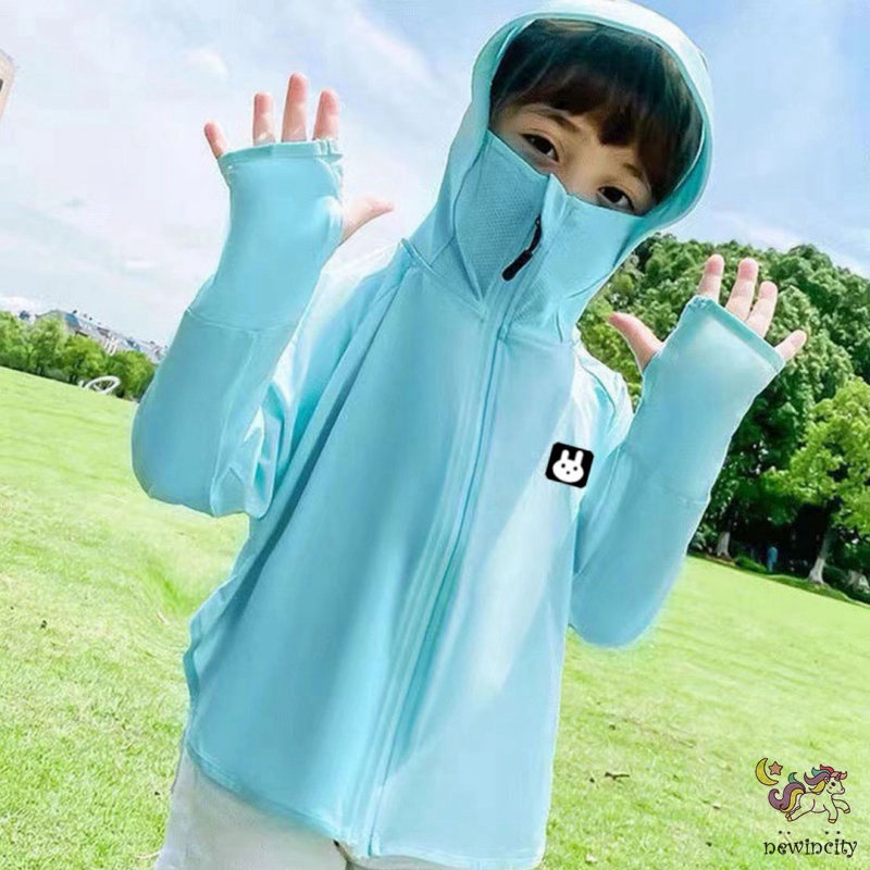 Áo Khoác Chống Nắng Siêu Mỏng Thoáng Khí Phong Cách Hàn Quốc Cho Bé