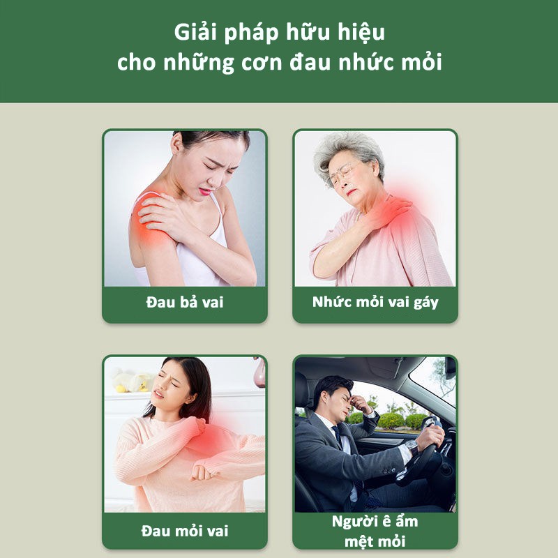 (HỘP 12 MIẾNG) Miếng dán ngải cứu giảm đau cổ vai gáy LÃO THẦN Y NGỒI HÁI THUỐC CHÍNH HÃNG