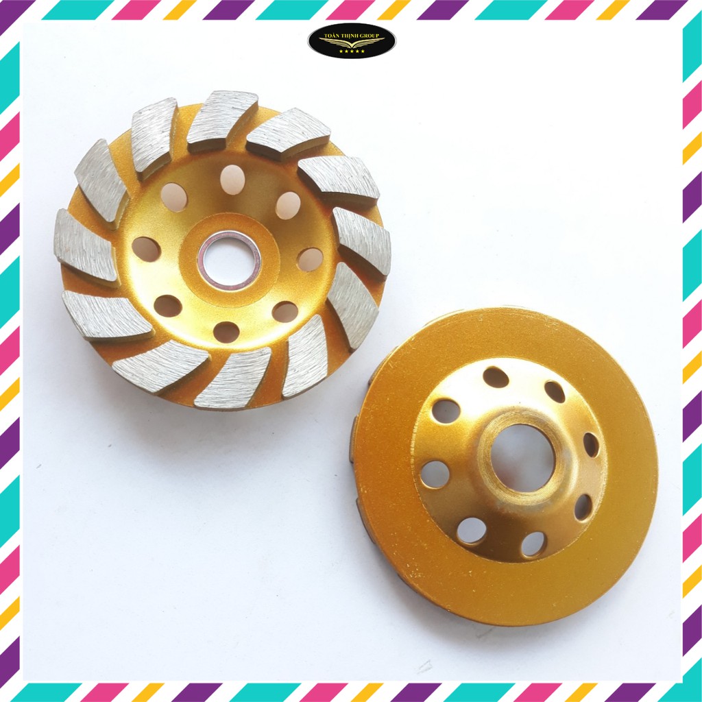 Chén Mài Bê Tông , Mài Đá Granit, Gạch Hiệu Tiger 114mm - Bát Mài Phá Bê Tông - Chén Bo Đá Chính Hãng