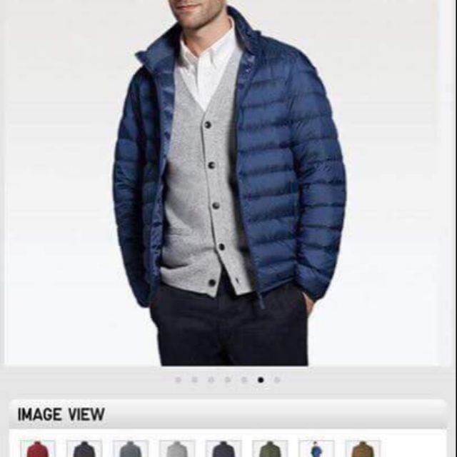 PHAO NAM UNIQLO TRẦN BÔNG SIÊU NHẸ SIÊU ẤM