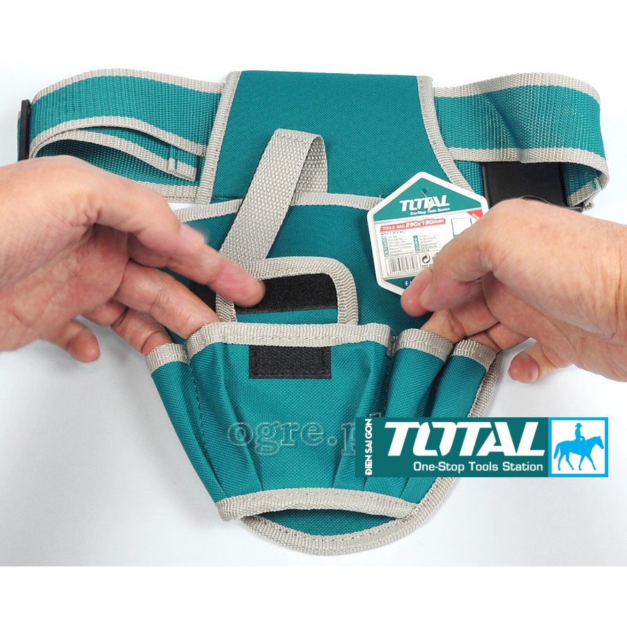 Túi đựng đồ nghề túi dụng cụ đeo bên hông 290x190mm Total THT16P3011