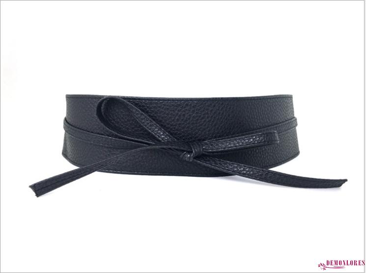 Thắt Lưng Da Bản To Phối Nơ Thiết Kế Hợp Thời Trang Cho Nữ