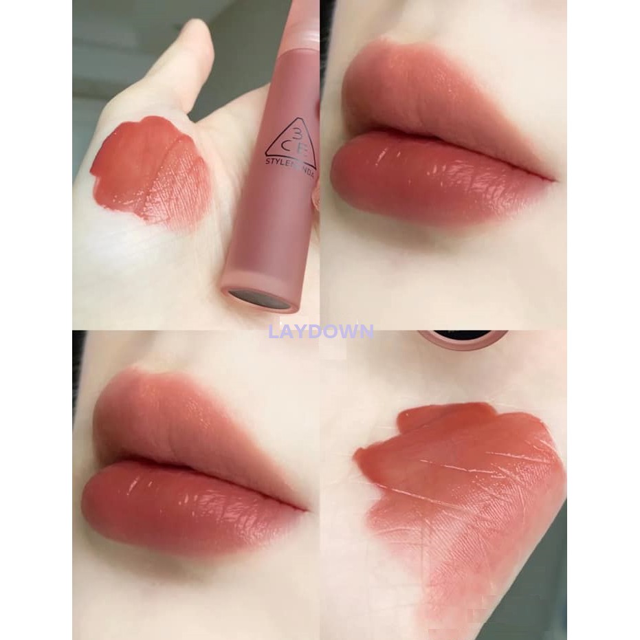 Son 3CE blue water tint mã LAYDOWN màu hồng nude tây