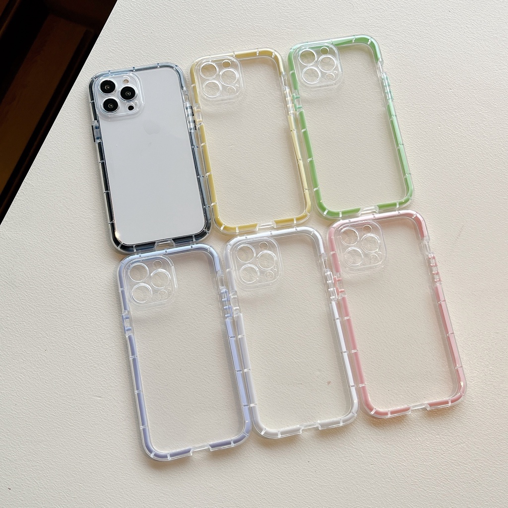 Ốp Điện Thoại Mềm Trong Suốt Màu Dạ Quang Cho iphone 13-7P 11pro 13 12 11 pro Max X XS Max XR 7 8 PLUS