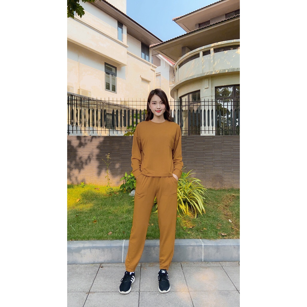 bộ đồ cotton mặc nhà