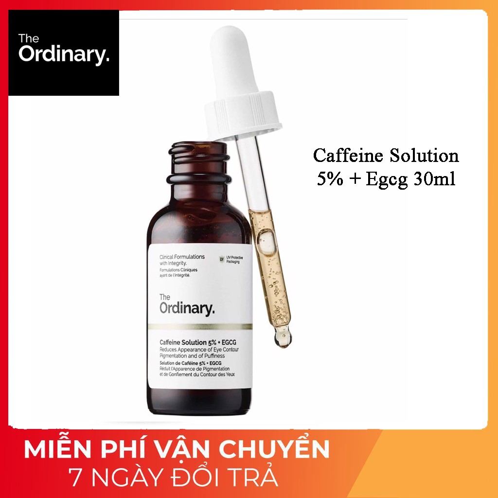 Serum giảm thâm bọng mắt The Ordinary Caffeine Solution 5% + Egcg 30ml