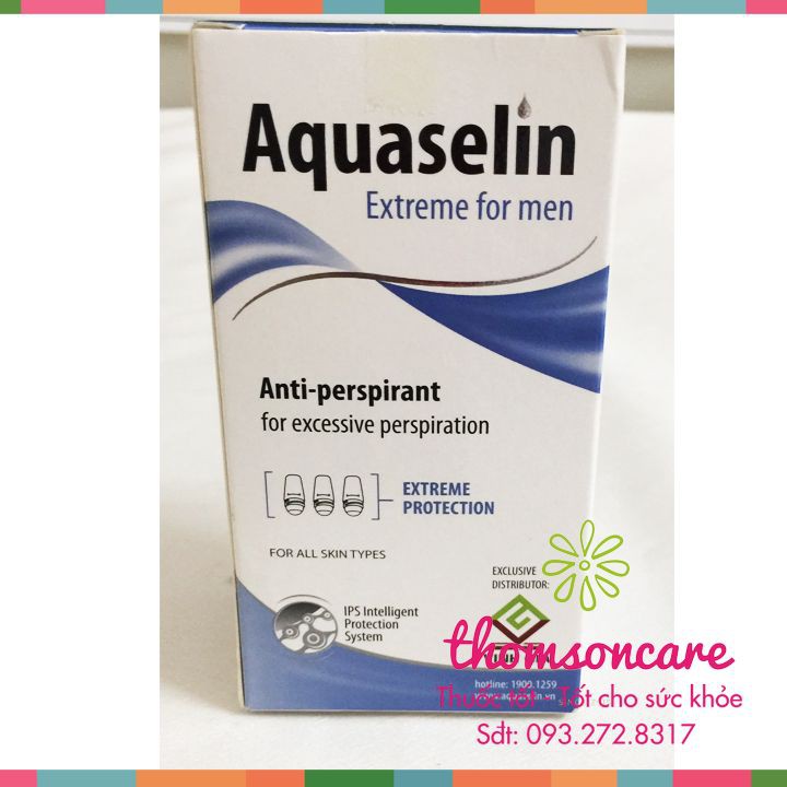 Lăn nách không mùi Aquaselin, có tem tích điểm, hàng nhập khẩu - lăn khử mùi dành cho cả nam và nữ
