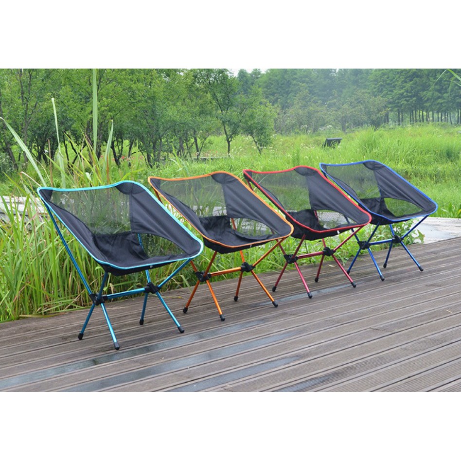Ghế xếp gọn 120kg phượt dã ngoại du lịch câu cá cắm trại mini