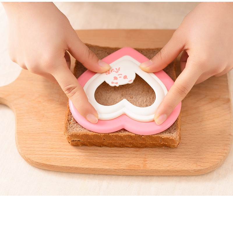 Khuôn Cắt Bánh Mì Sandwich Hình Trái Tim