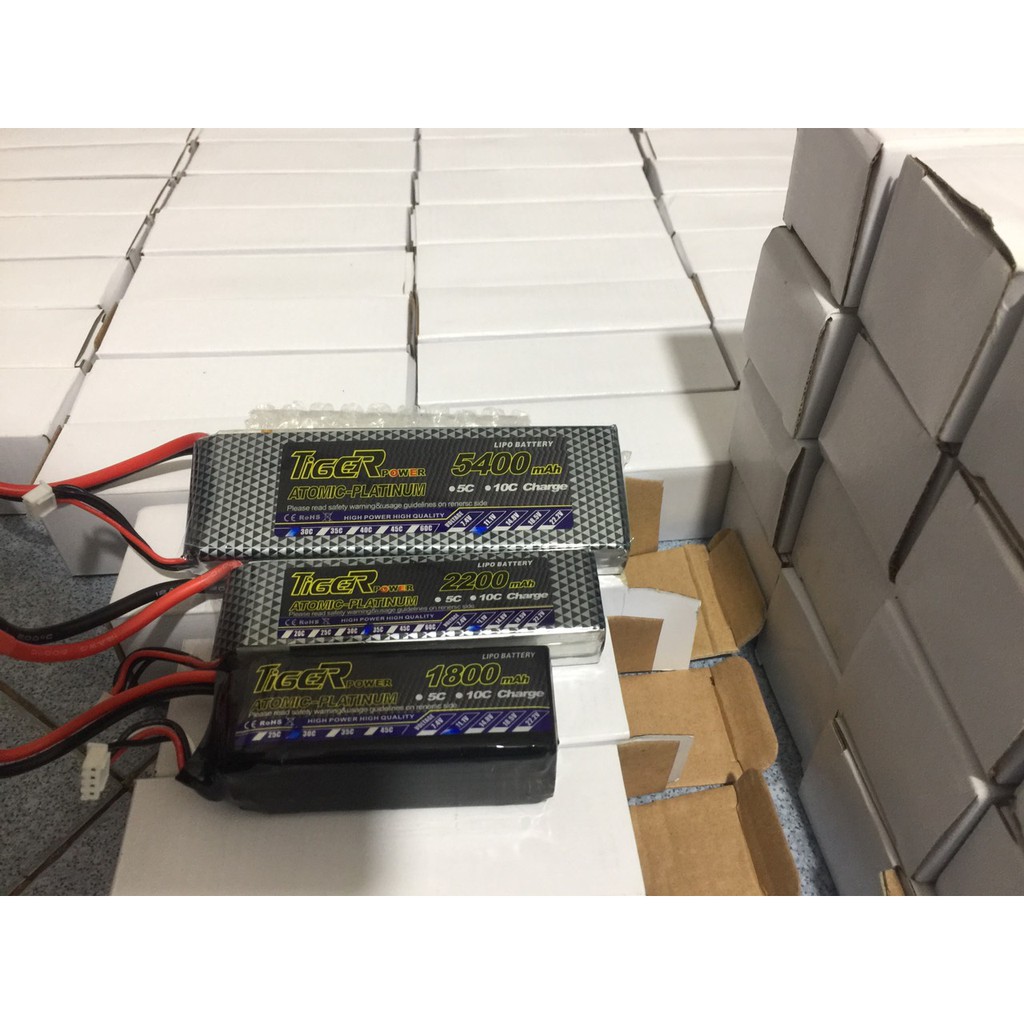 Pin 2S, 3S, 4S LiPo Tiger / Sáng tạo & Khám phá RC chất lượng cao - Hàng chính hãng