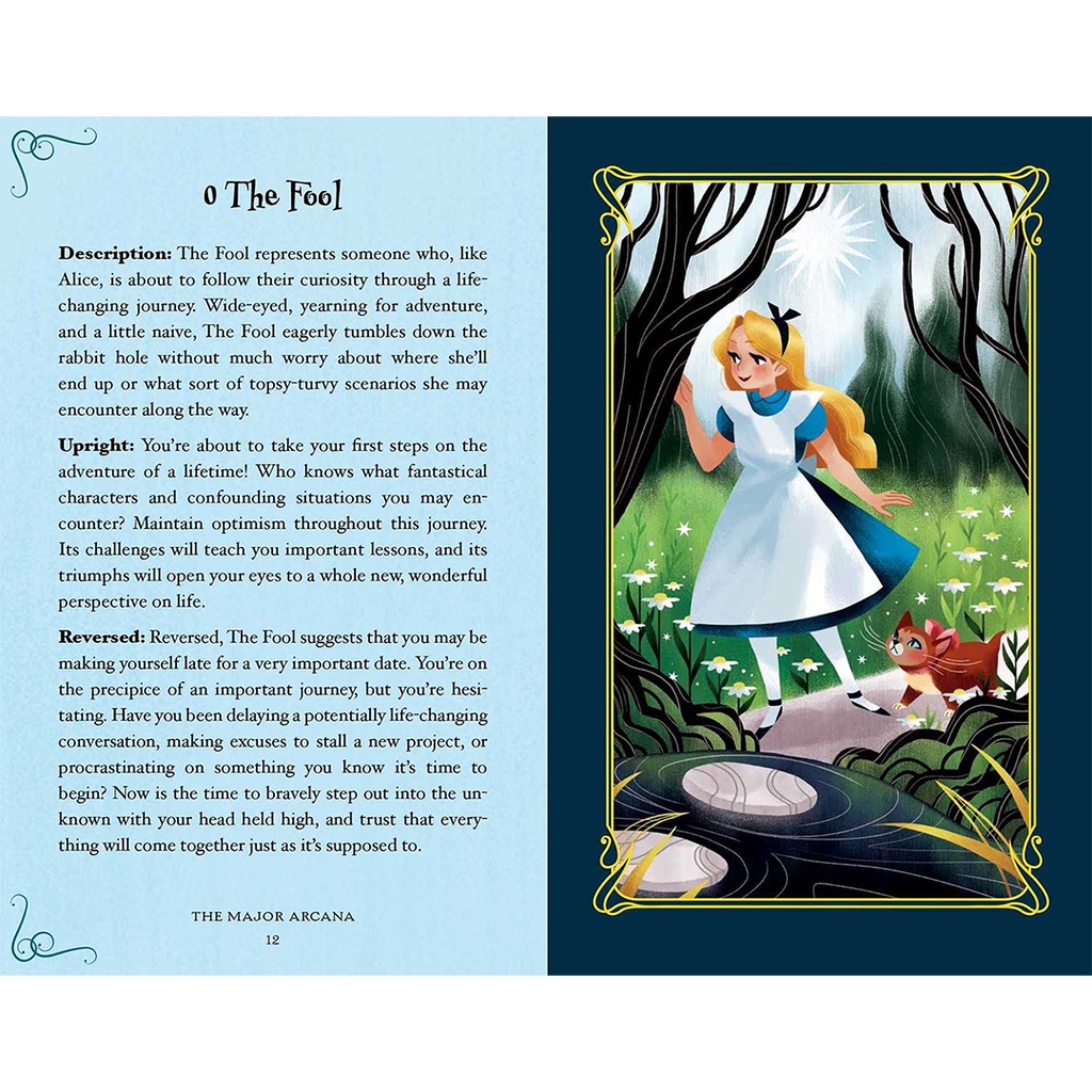 Bộ Bài Disney Alice in Wonderland Tarot (Mystic House Tarot Shop) - Bài Gốc Authentic Chính Hãng 100%