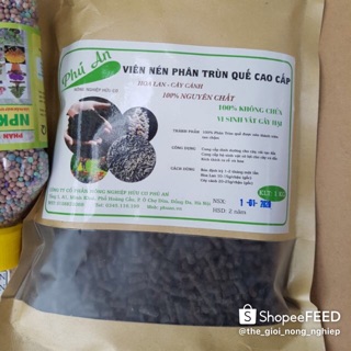 Phân trùn quế nén cao cấp dạng viên