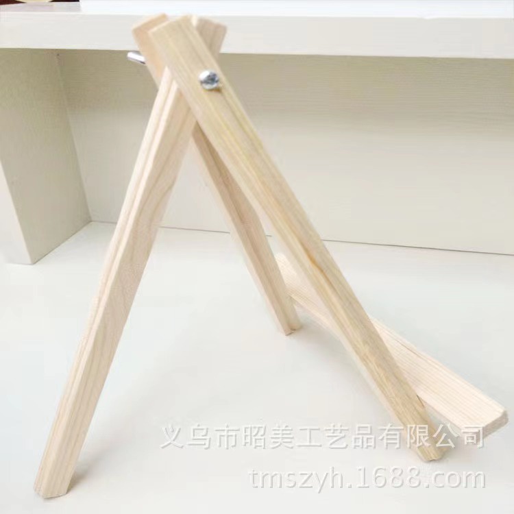 Giá để tranh ảnh bằng gỗ hình tam giác, giá vẽ tranh thích hợp với tranh số hóa 20*20cm/ 20*30cm