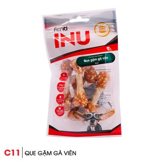 Que Gặm Gà Viên, Xương Gặm Cho Chó Fonti Inu, Thơm Ngon Dinh Dưỡng, Làm Sạch Răng, 5Cục/70gram/Túi, Made in Vietnam C11