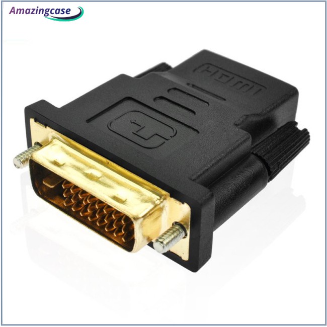 Male (24+1 pin) HDMI Female DVI to