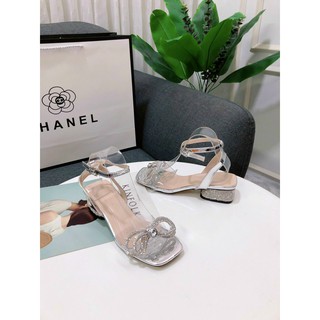 Sandal nơ đá gót 3P Sang chảnh