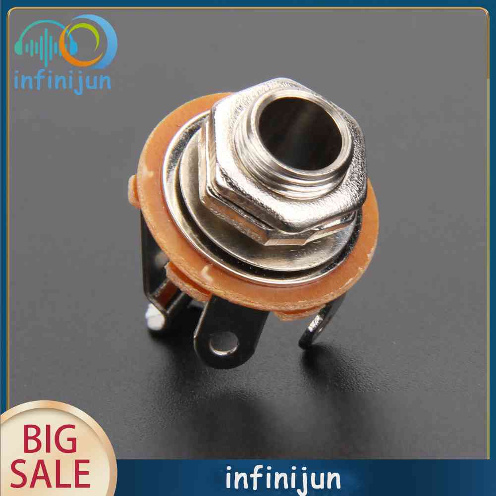Thủ Công INFINIJUN#Set 2 Phụ Kiện Jack Cắm 11 1 / 4 6.35mm Cho Đàn Guitar