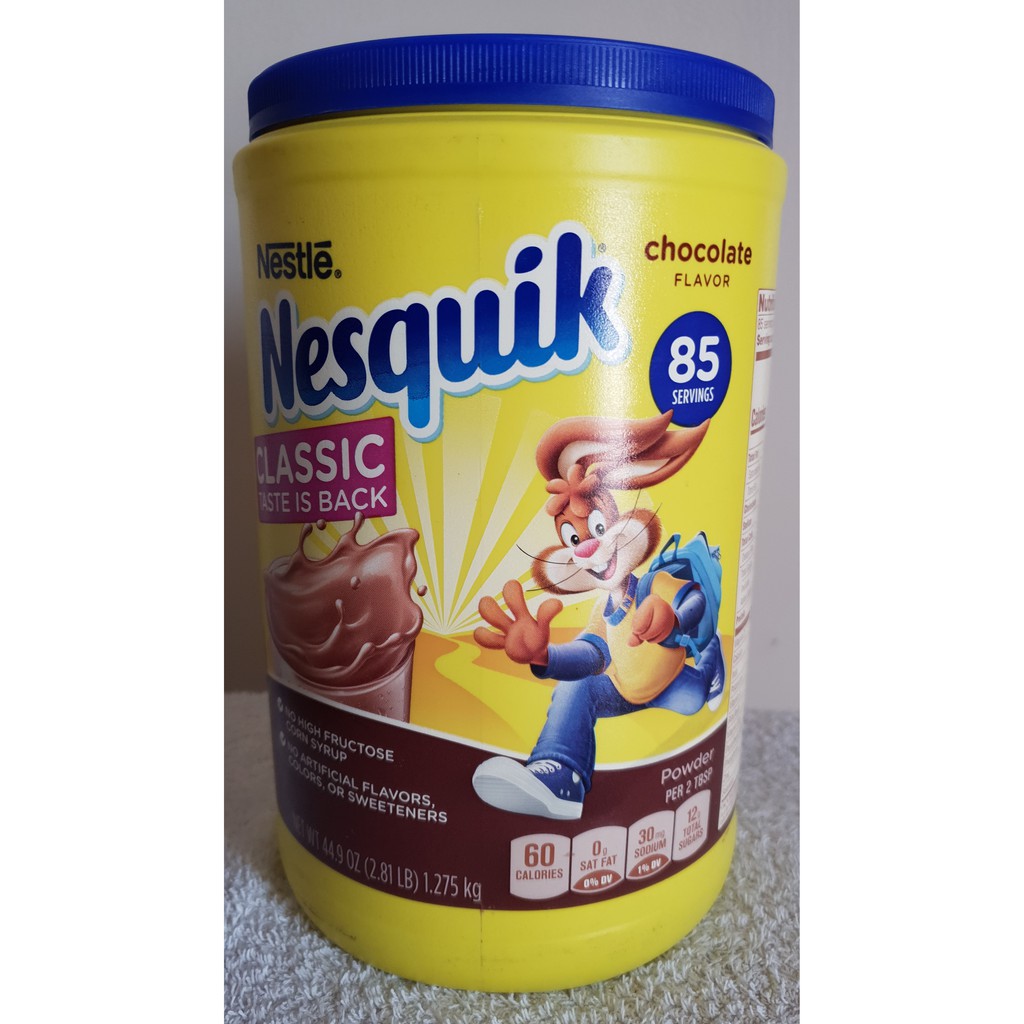 Bột Ca Cao Nestle Nesquik Của Mỹ 1.275kg, Sữa Sô Cô La Cho Trẻ Bổ Sung Nhiều Vitamin Cần Thiết - Chị Vịt Shop