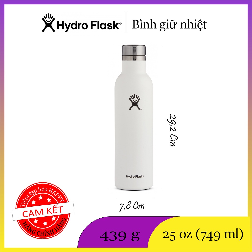 Bình giữ nhiệt Hydro Flask 25 oz  W.I.N.E Bottle