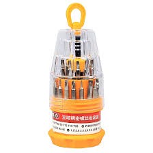 Bộ vít tròn có 31 đầu thay thế - 31 in 1 nhỏ gọn tiện lợi
