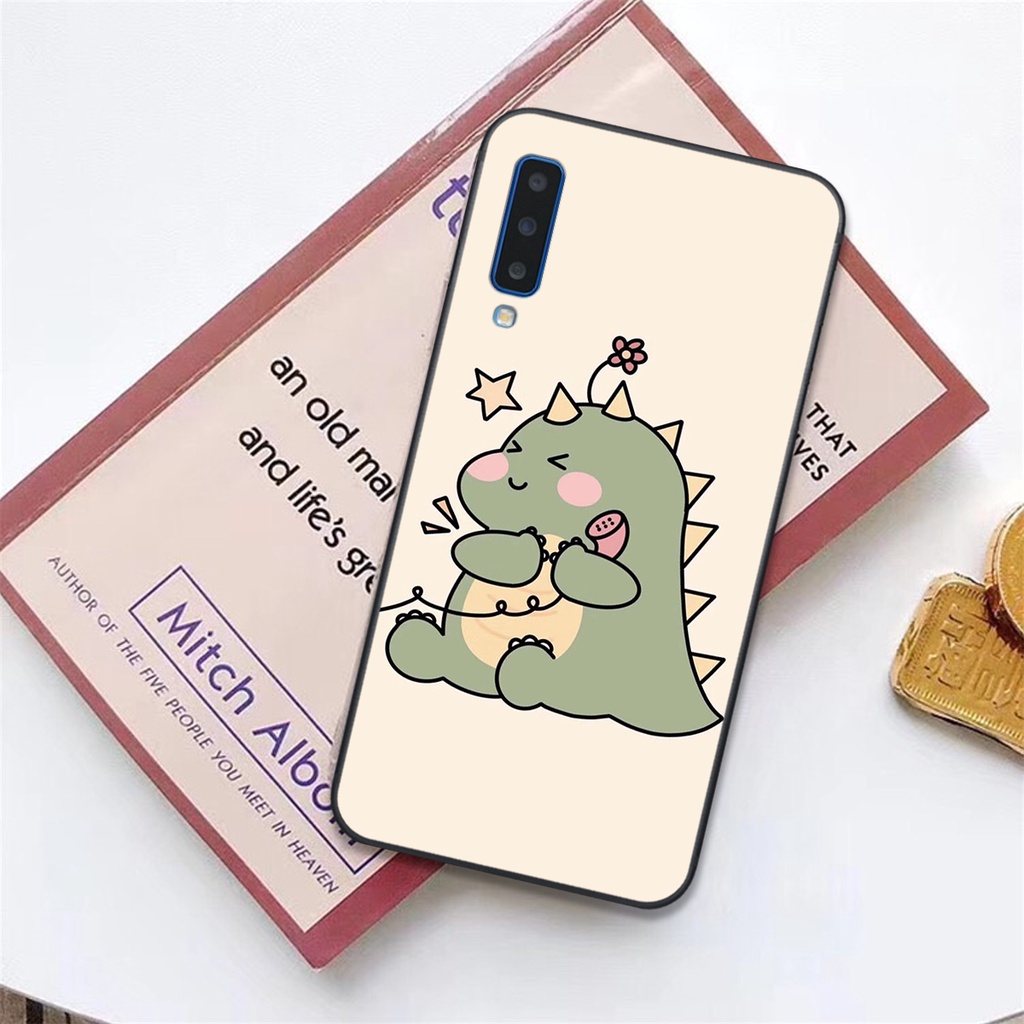Ốp lưng SAMSUNG A7 2018 - A9 2018 in hình khủng long cute