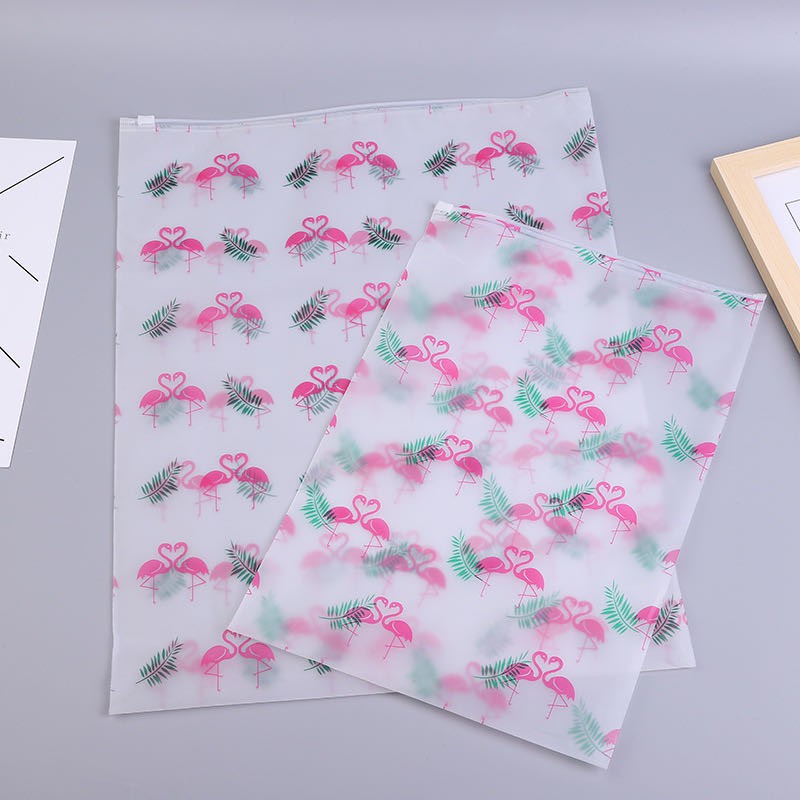 Túi zip Lụa Chống Thấm Nước Họa Tiết Xương Rồng Cá Tính