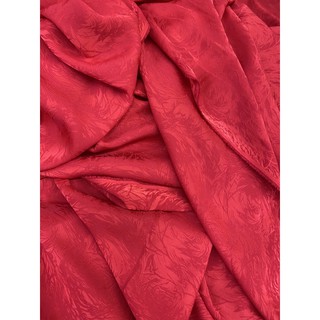 Vải áo dài lụa Hải đường