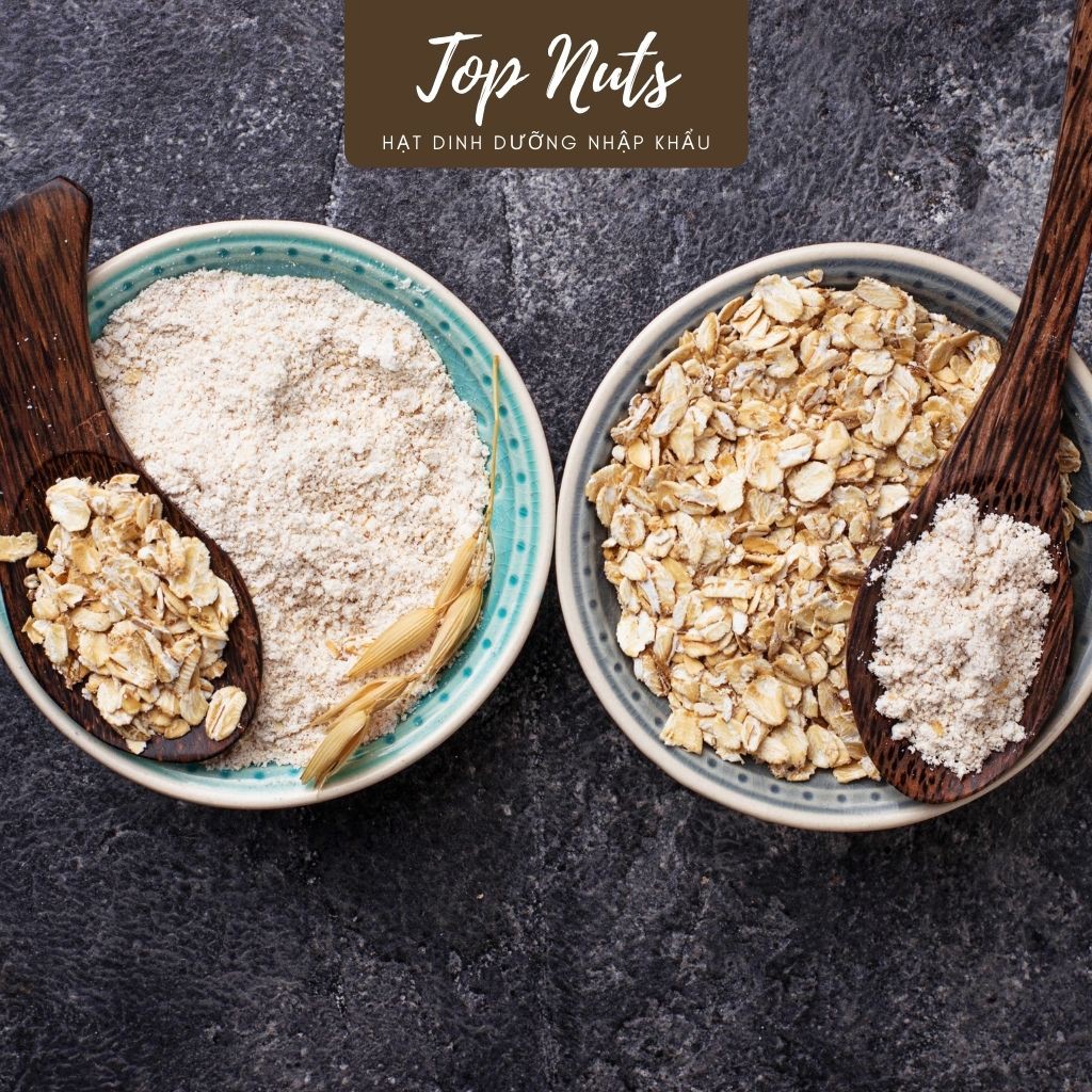 Bột Yến Mạch Hộp 300g - Cho Người Ăn Kiêng, Ăn Dặm Cho Bé, Làm Bánh, Nấu Cháo, Đắp Mặt Nạ