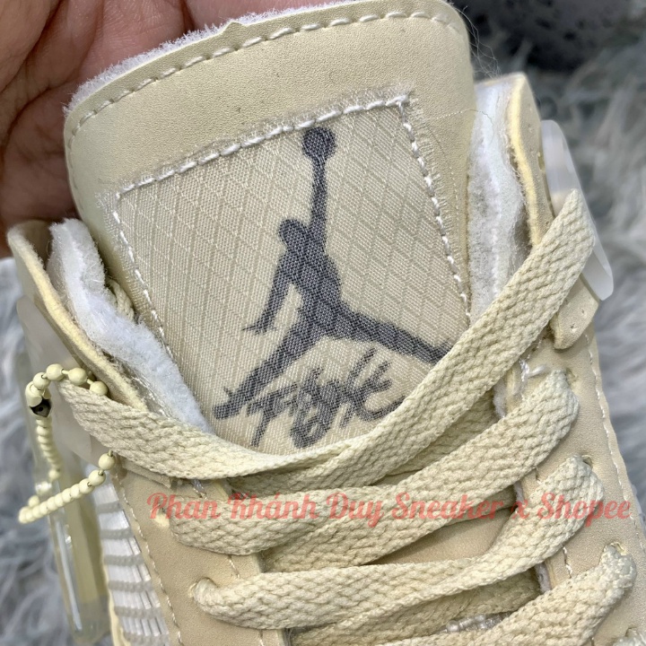 Giày jordan 4 off white jd kem đế khí tăng chiều cao
