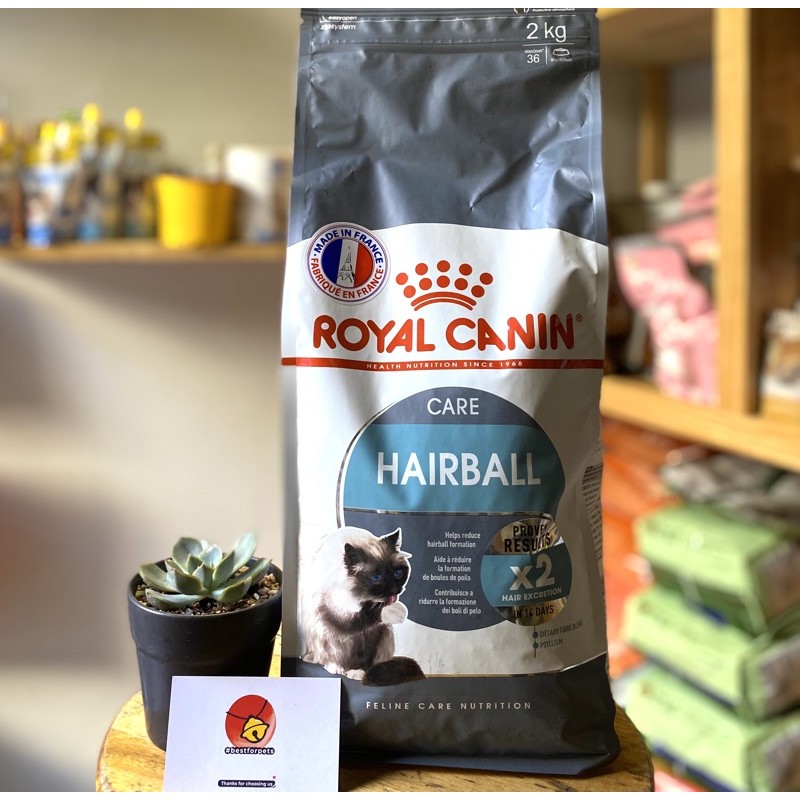 Hạt Royal Canin Hairball hỗ trợ loại bỏ búi lông - Túi 2kg chính hãng