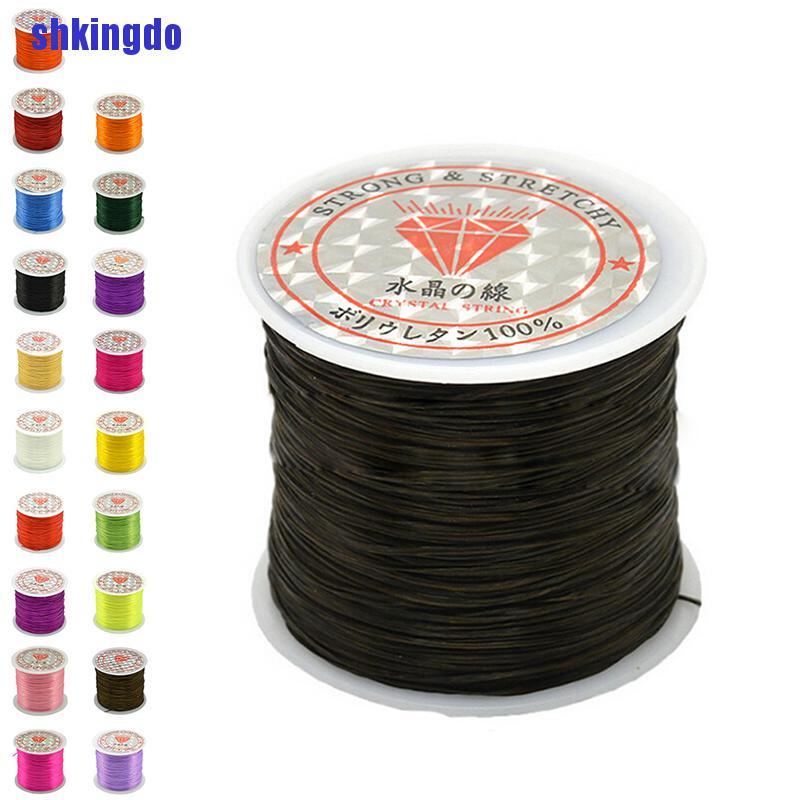 Cuộn Dây Cước Co Giãn Dùng Làm Vòng Tay / Vòng cổ 0.5mm Dài 50m