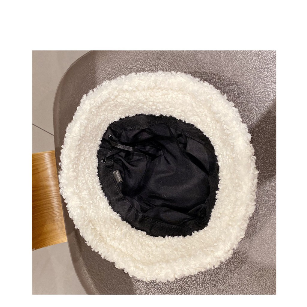 Nón len lông cừu hoạ tiết chữ tiếng anh thời trang thu đông sành điệu cho nữ