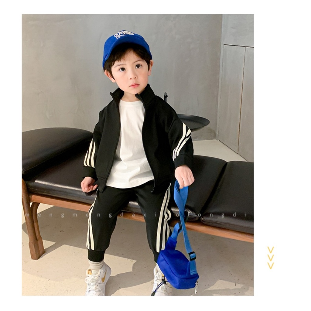 Đồ bộ bé trai, set đồ bé trai thể thao kẻ sọc phong cách hàn quốc cho bé 10-35kg chất liệu cao cấp mẫu mới 2022