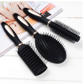 Set 3 Lược chải tóc gỡ rối, tạo kiểu chuyên dụng salon chống rối chống rụng tóc VC30